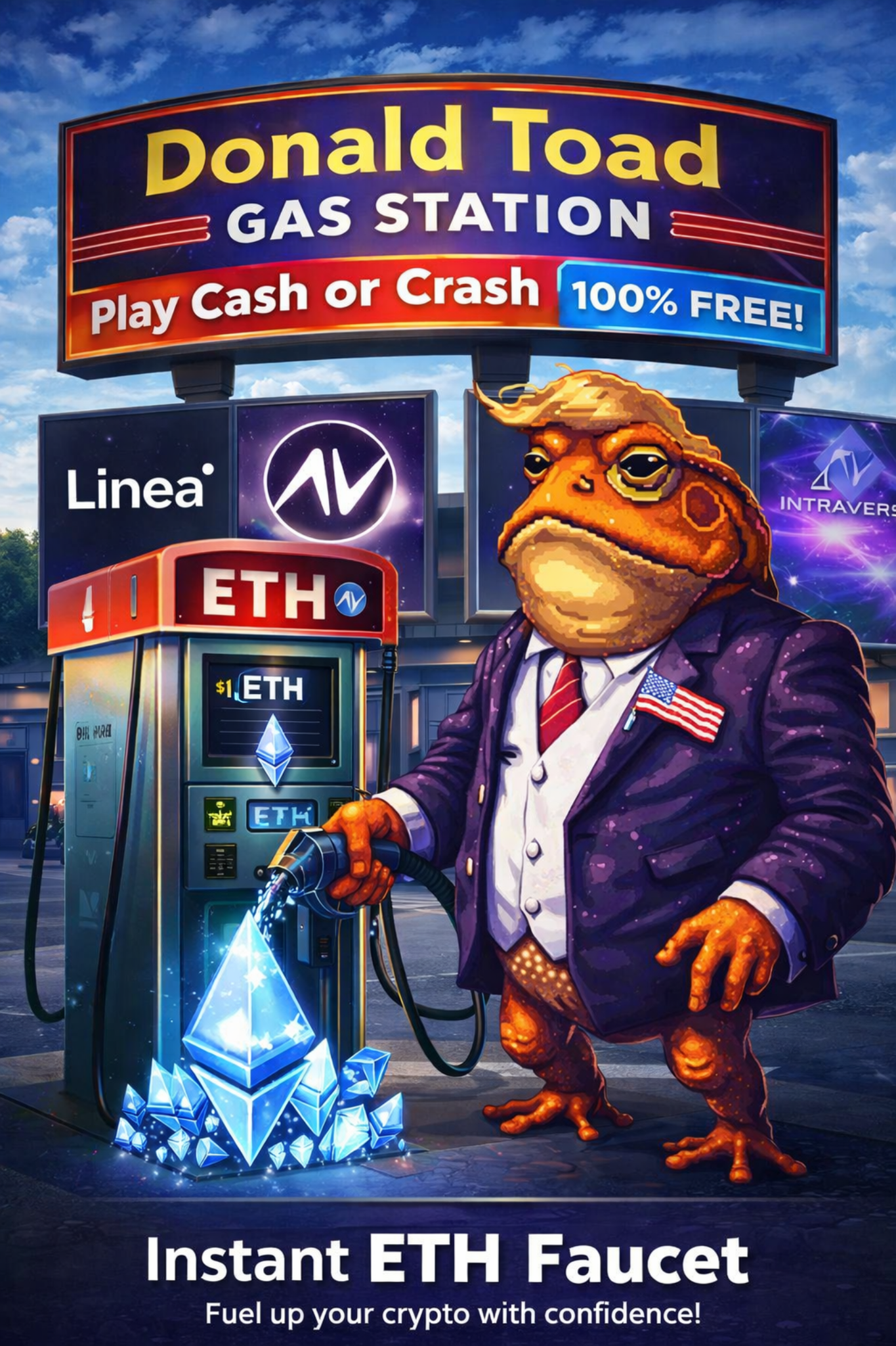 Donald Toad Gas Station